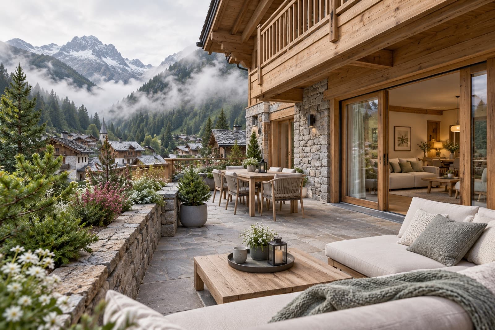 Une résidence ouverte sur les montagnes de la Vanoise